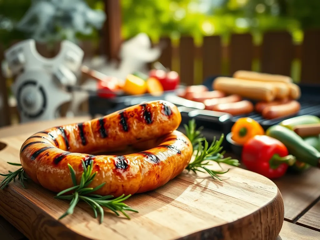 Ile kalorii ma kiełbasa z grilla?