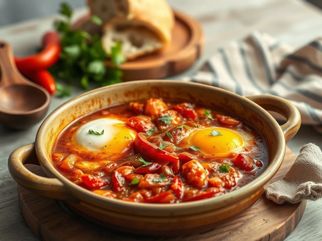 Szakszuka przepis: szybkie i aromatyczne danie z jajkami