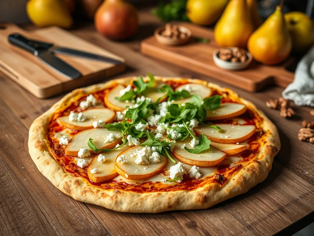 Pizza z gruszką i gorgonzolą: przepis na wyjątkowe danie!
