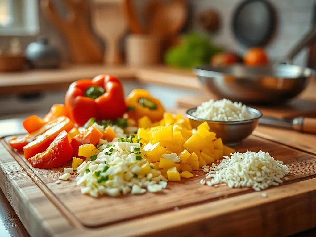 Nasz przepis na siekane kotlety z kurczaka z papryką i serem