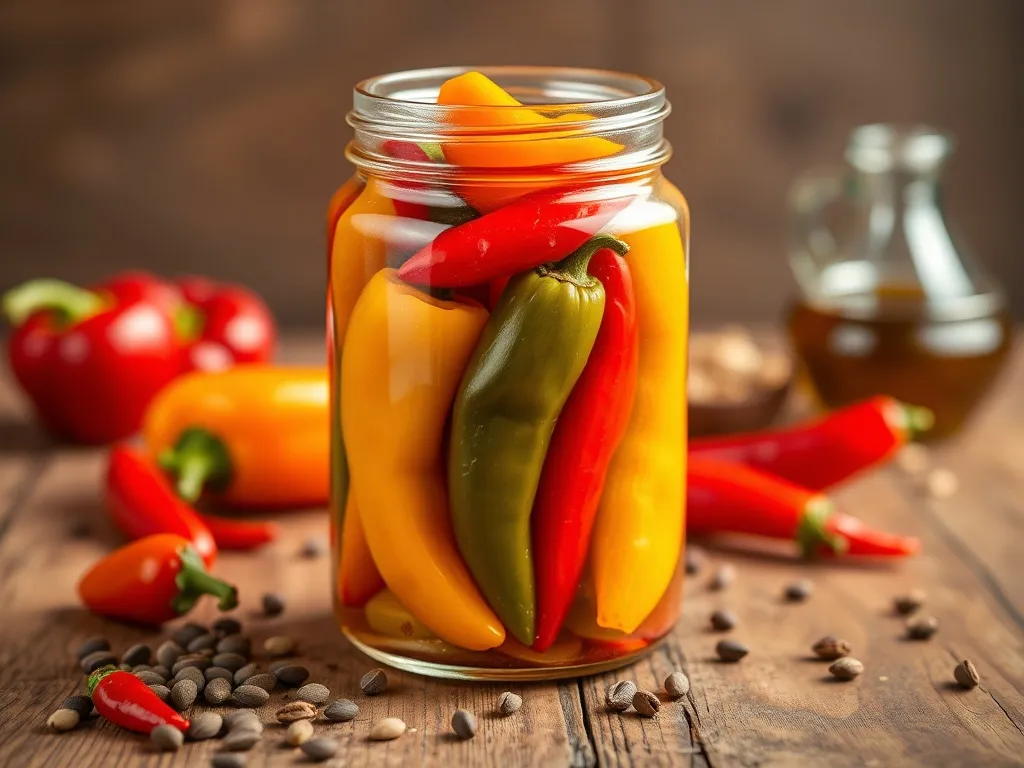 Papryka marynowana na słodko z olejem – przepis